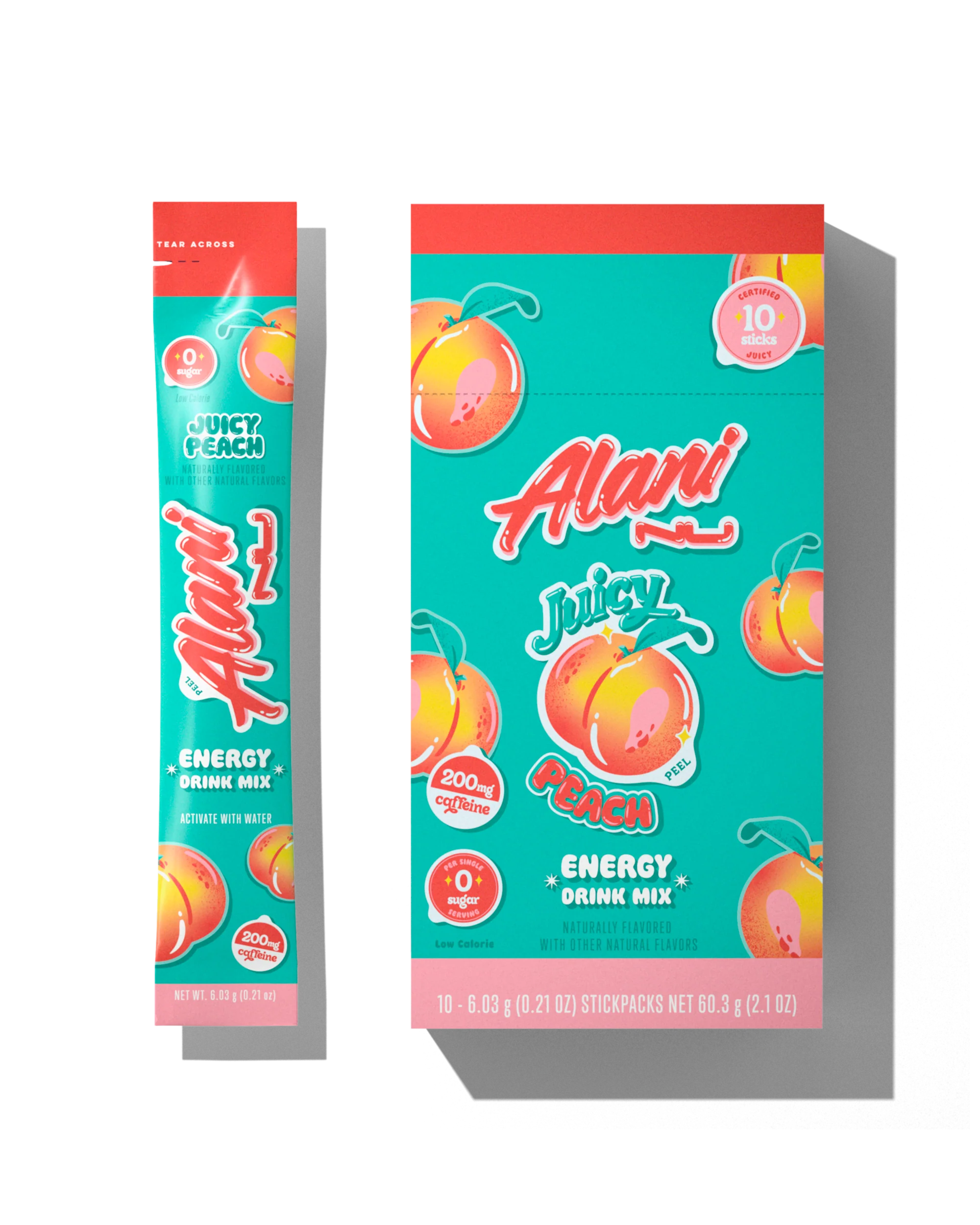 Featured Alani Nu Energy Sticks - Juicy Peach