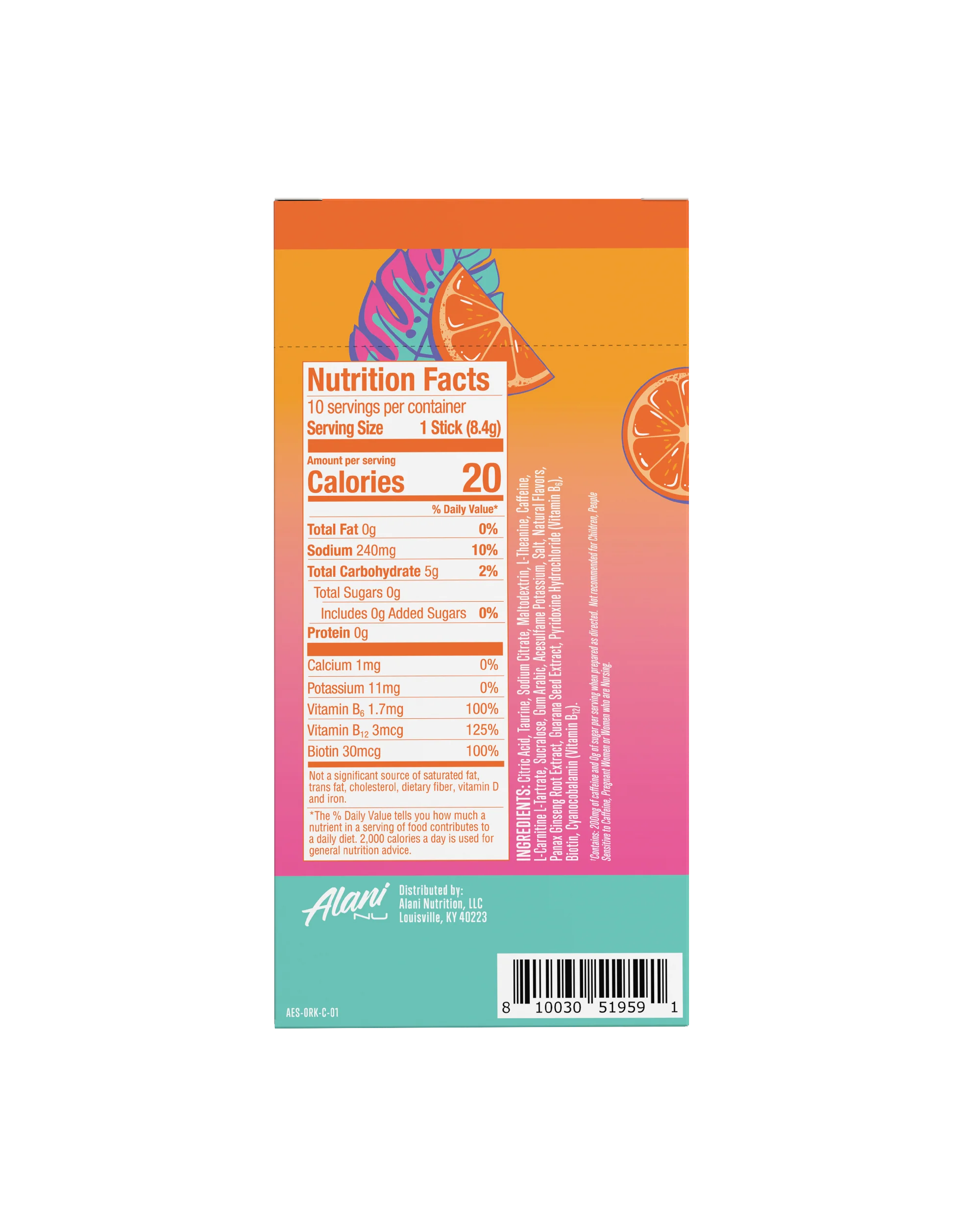 Featured Alani Nu Energy Sticks - Orange Kiss - Image 4