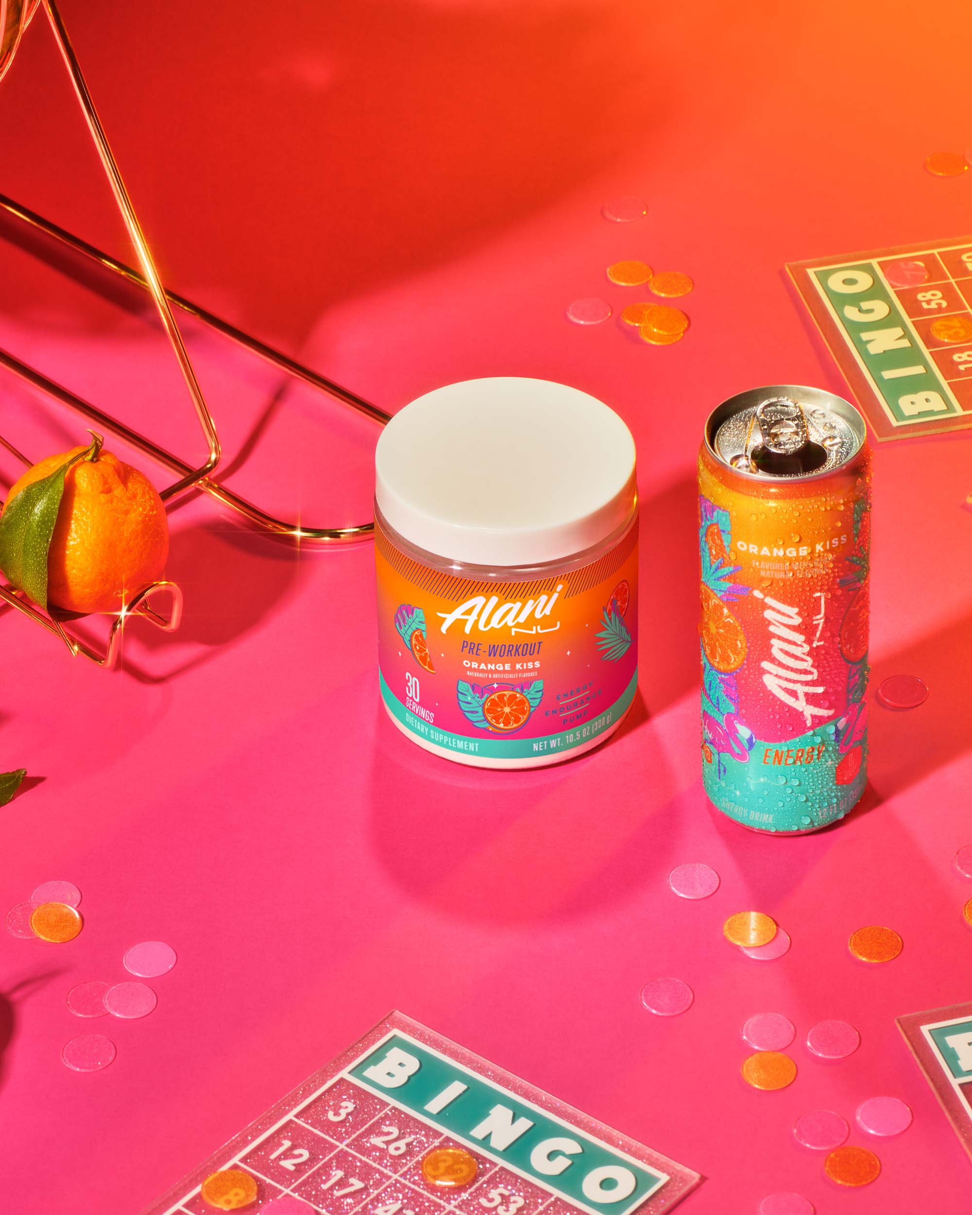 Featured Alani Nu Energy Drink & Pre-Workout - Orange Kiss - Image 3
