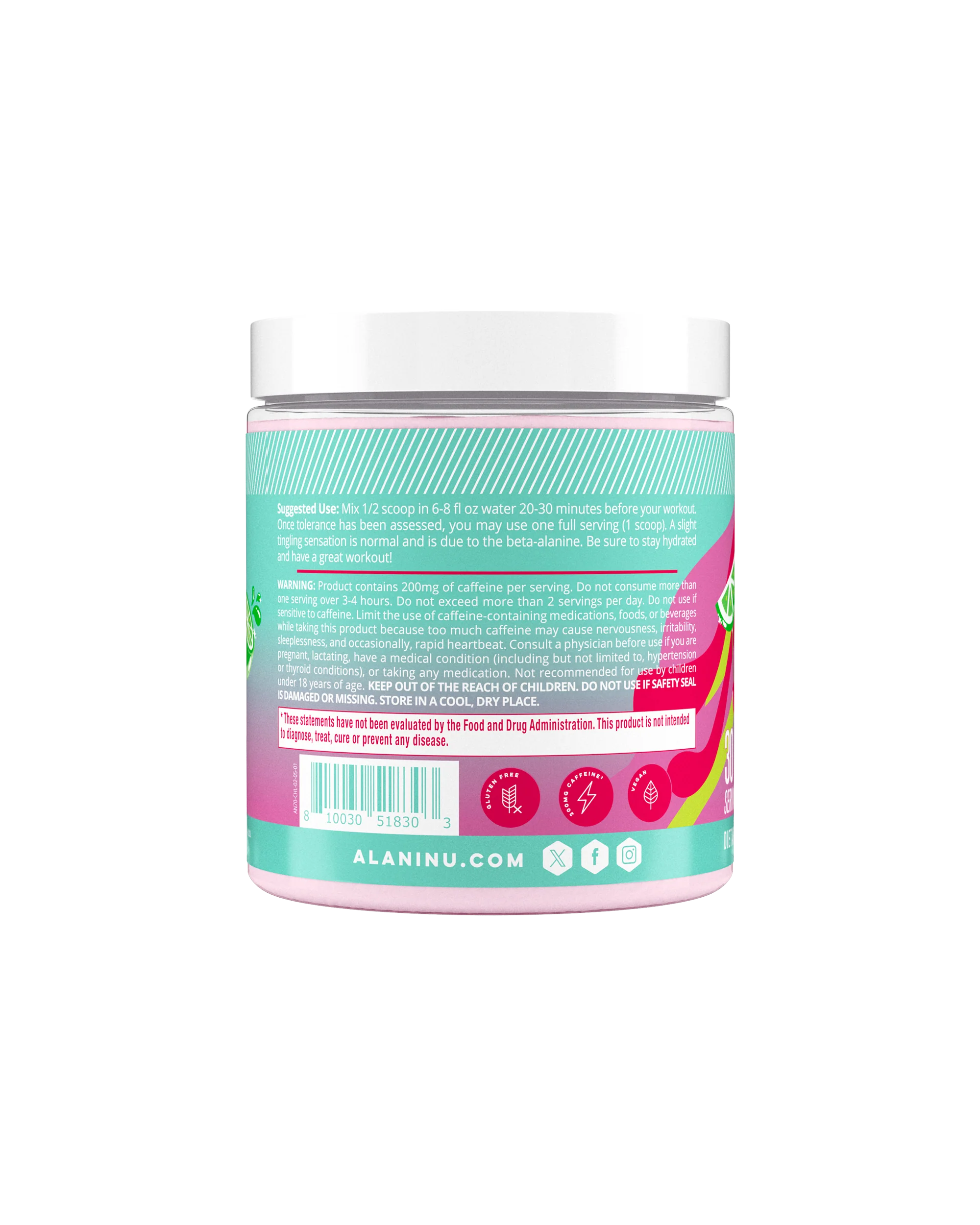 Featured Alani Nu Pre-Workout - Cherry Twist - Image 4