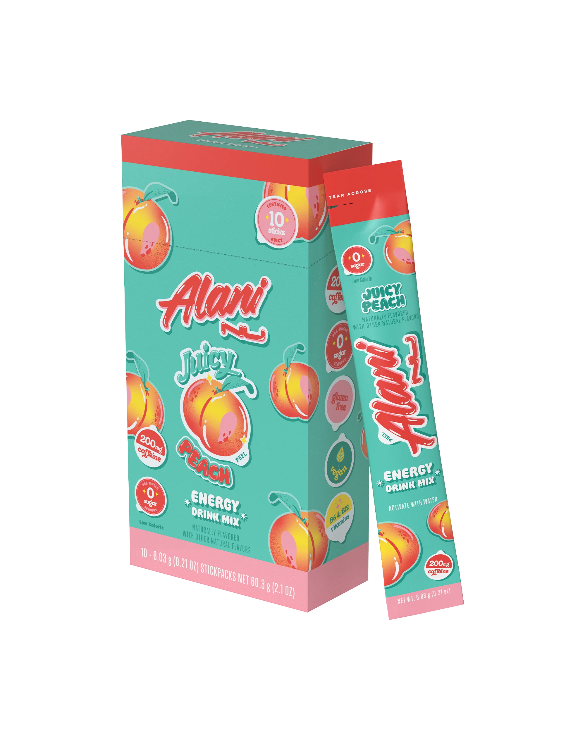 Featured Alani Nu Energy Sticks - Juicy Peach - Image 5
