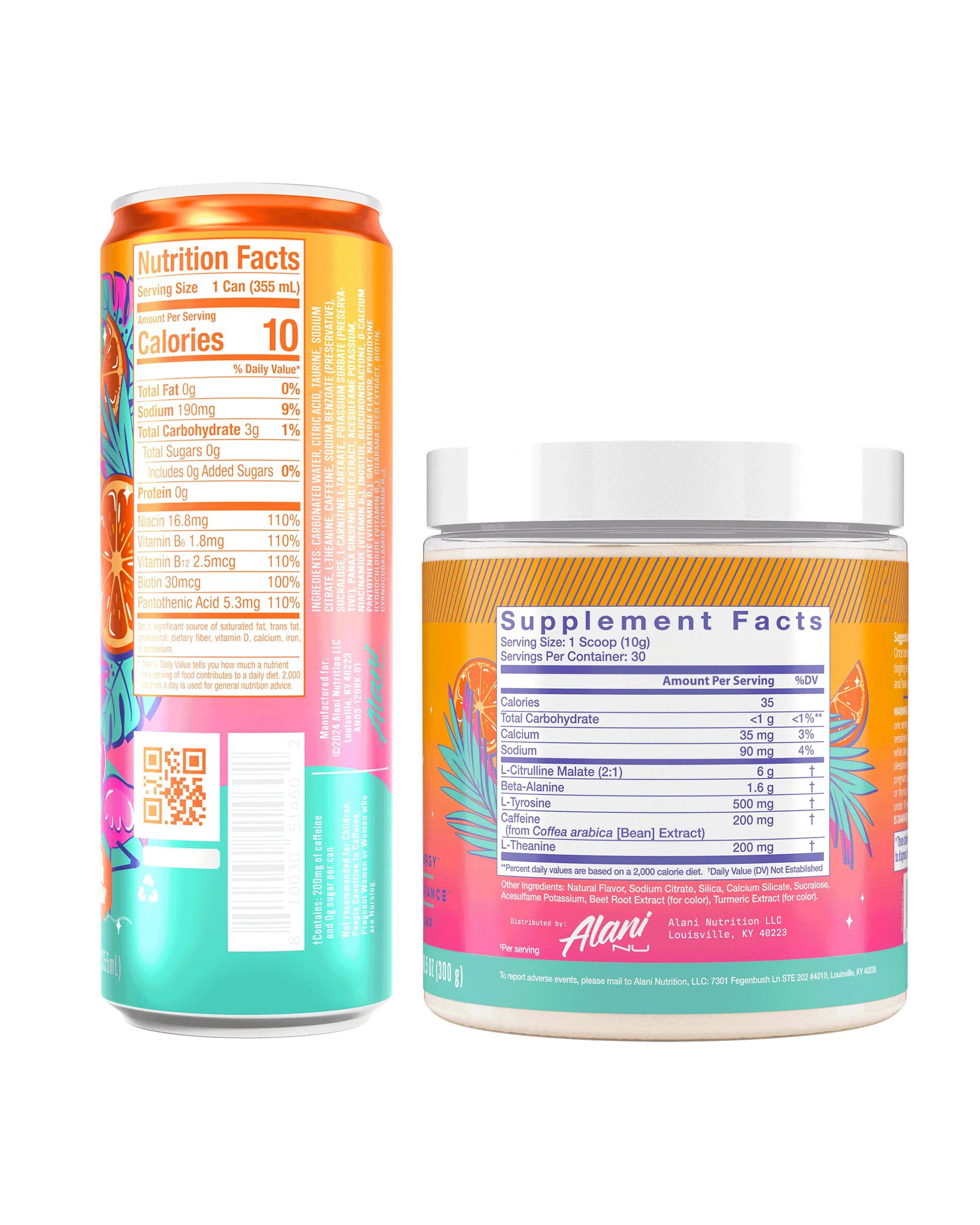 Featured Alani Nu Energy Drink & Pre-Workout - Orange Kiss - Image 7