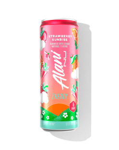 Featured Alani Nu energy drink - strawberry sunrise
