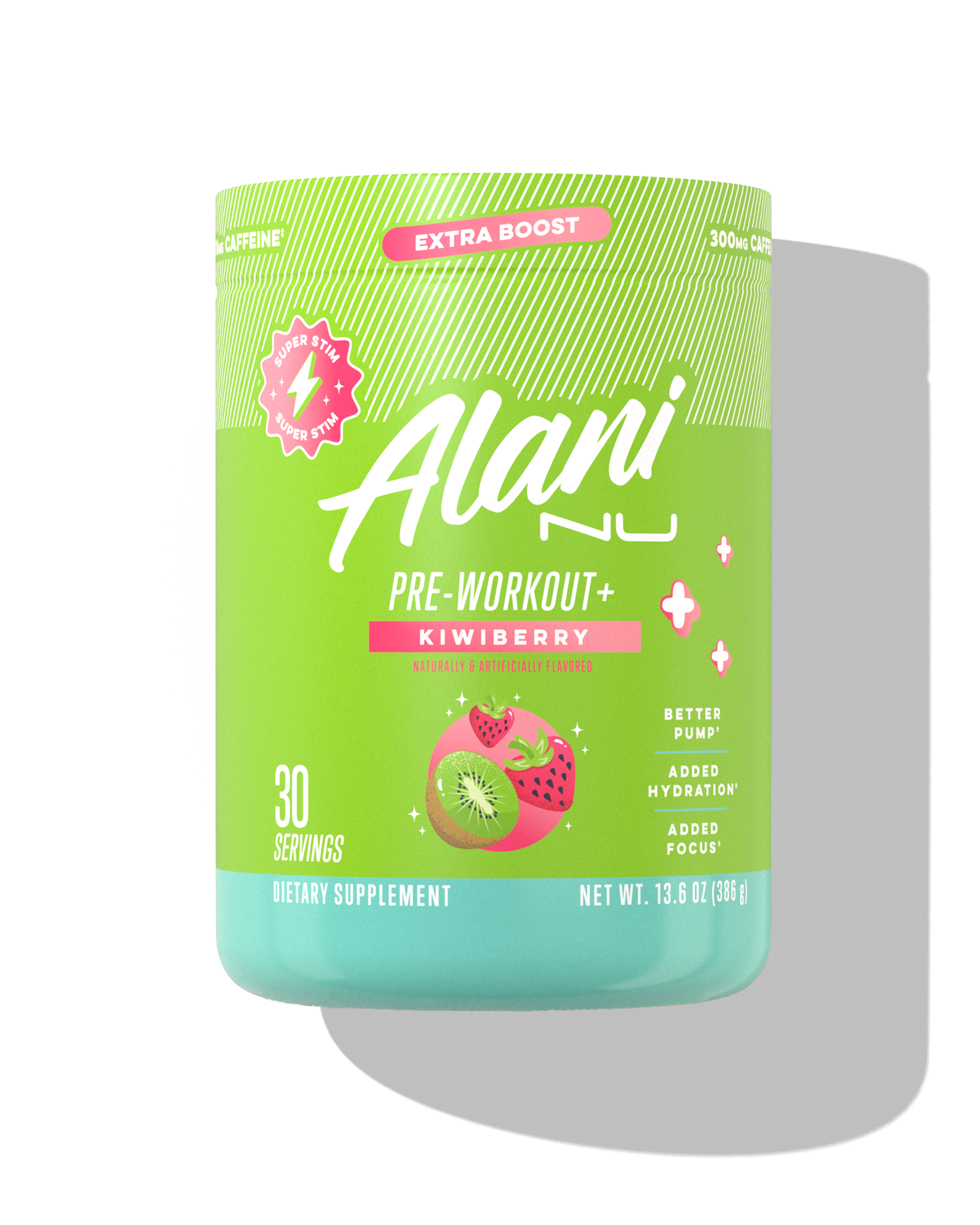 Featured Alani Nu pre-workout+ - kiwiberry