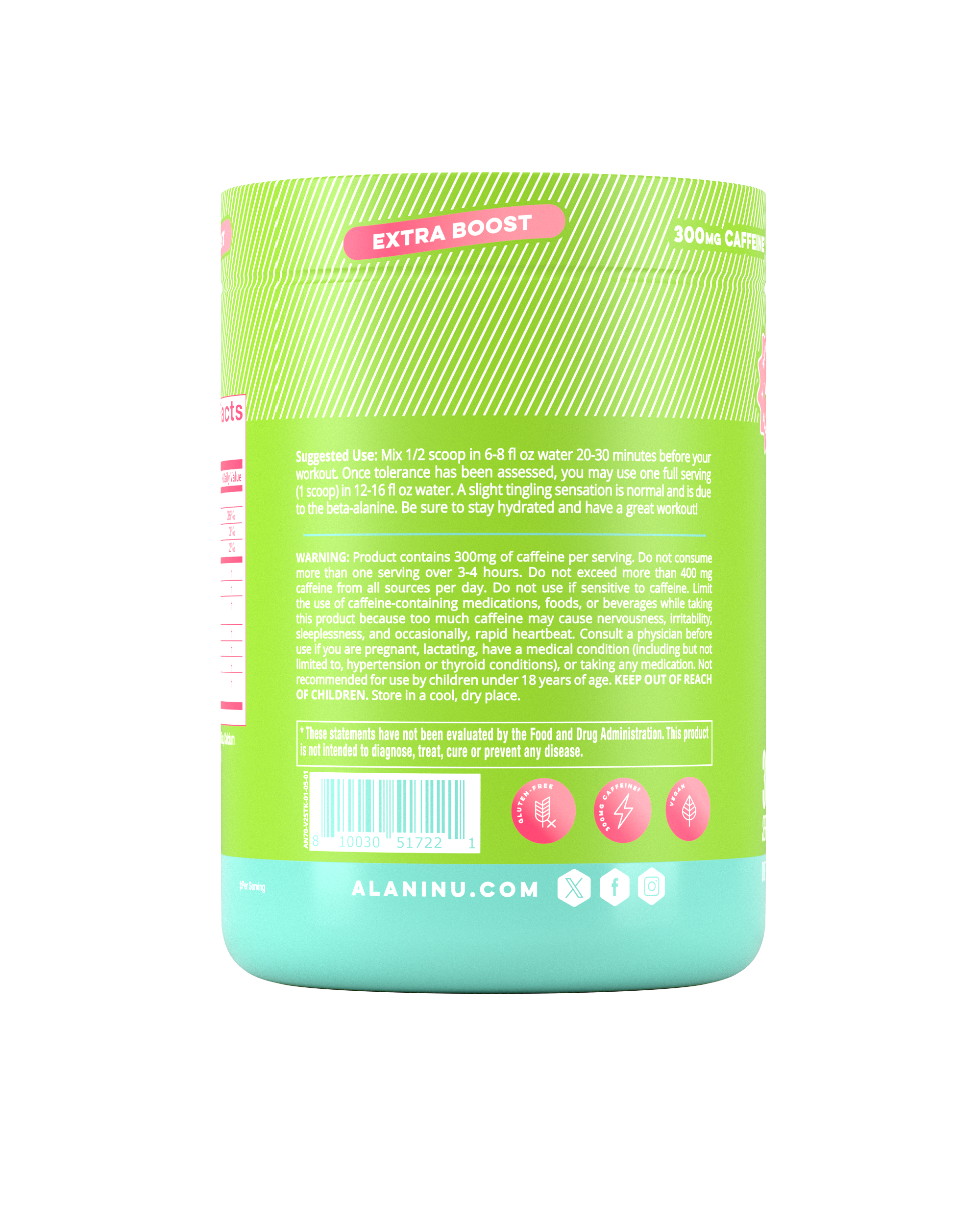 Featured Alani Nu pre-workout+ - kiwiberry - Image 3