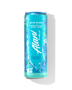Featured Alani Nu energy drink - blue slush
