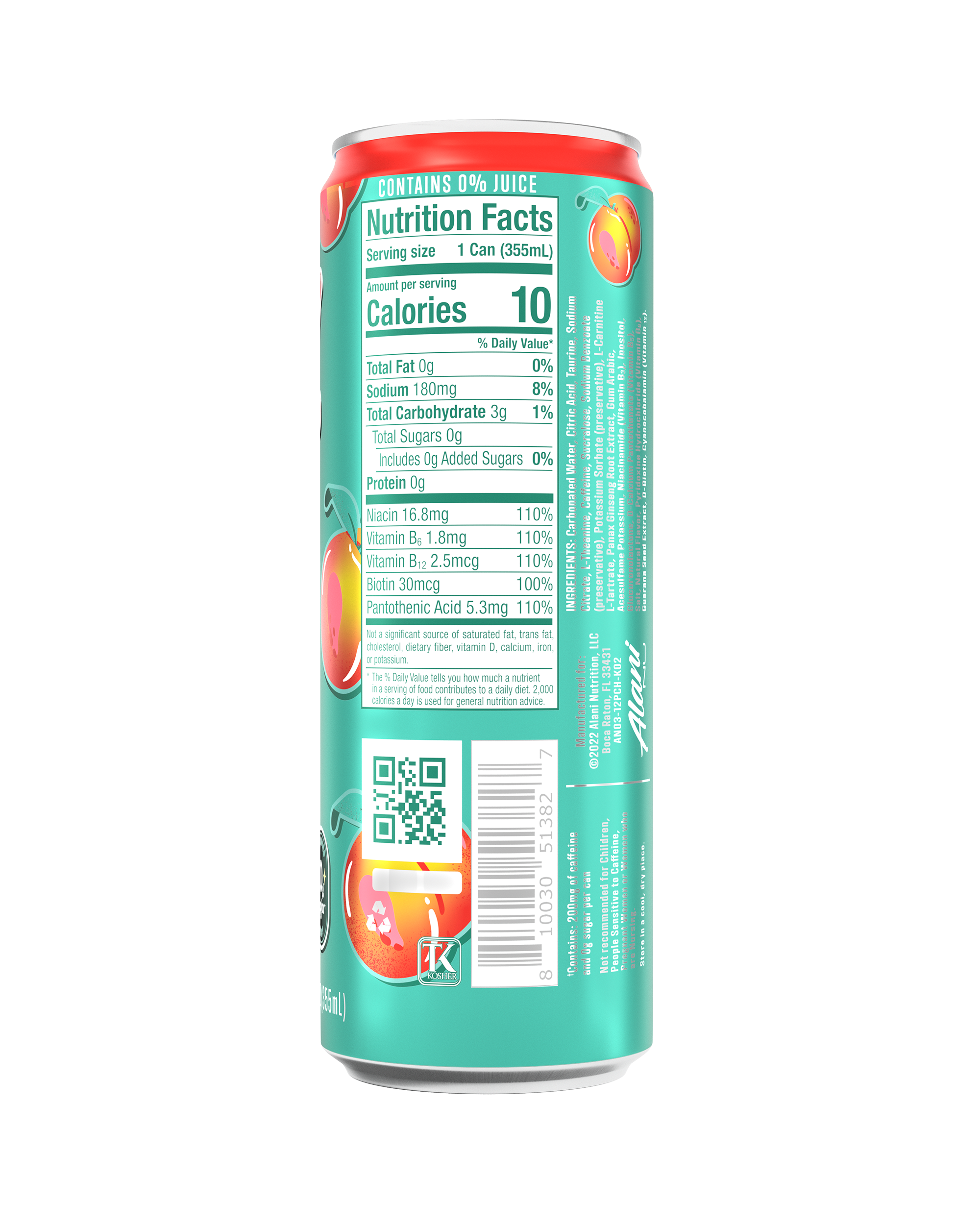 Featured Alani Nu energy drink - juicy peach - Image 3